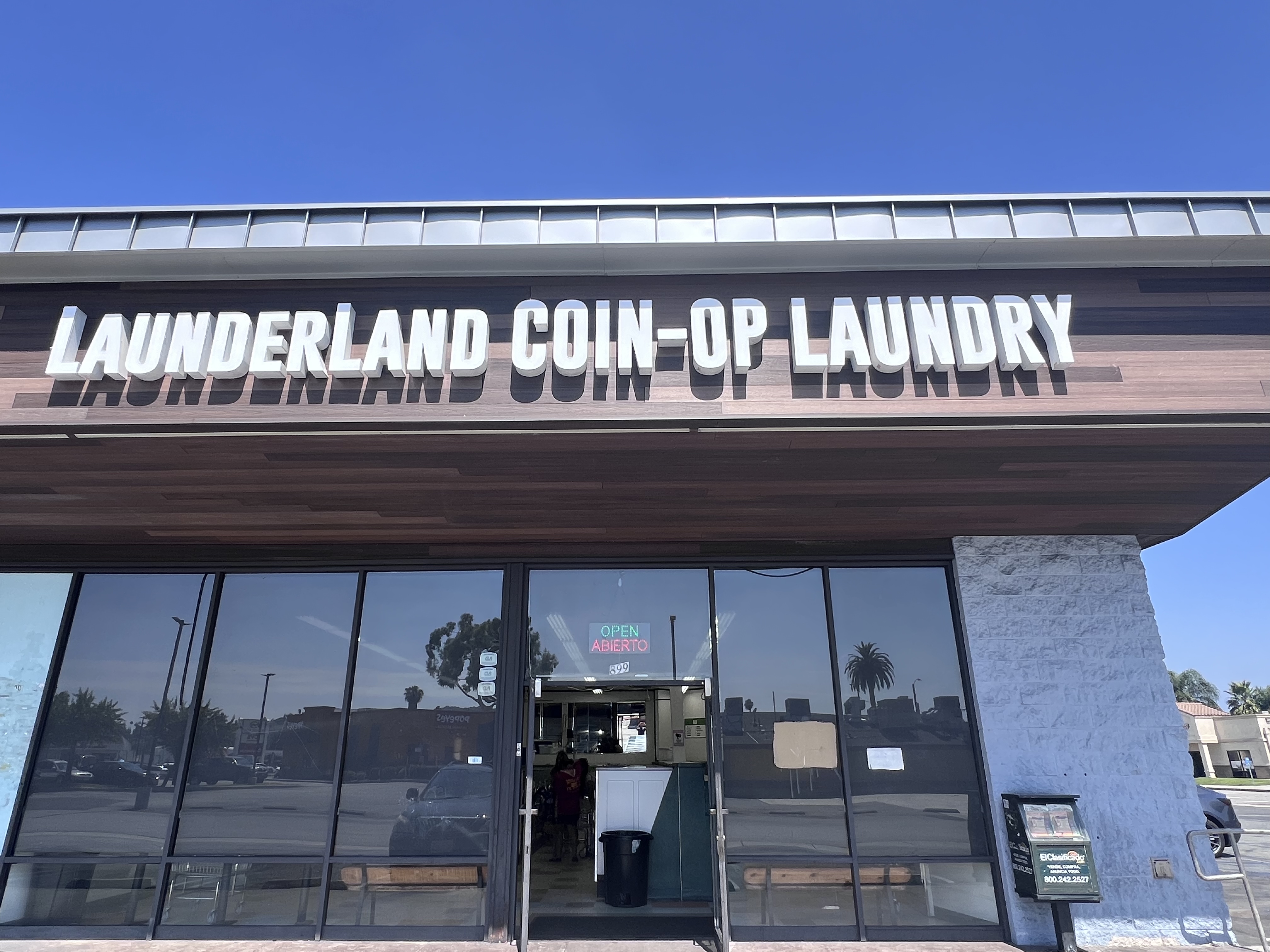 Launderland Coin-Op storefront